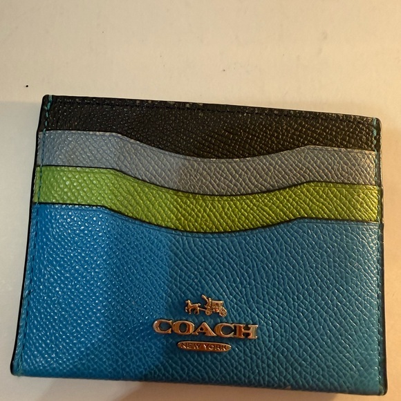 Coach Multicolor Card Holder - Picture 3 of 4